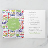 Carte Spécial Et Unique 18ème Anniversaire Fête Faveurs (Intérieur)