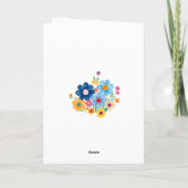 Carte Special Friend Teacup & Flower Birthday (Dos)