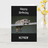CARTE SPÉCIAL *NEPHEW* POUR VOTRE ANNIVERSAIRE! (Fleur jaune)
