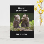 CARTE SPÉCIAL *NEPHEW* POUR VOTRE ANNIVERSAIRE! (Fleur jaune)