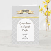Carte Special! Personalized Engagement Card (Fleur jaune)
