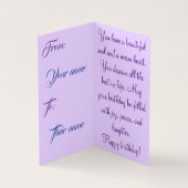 Carte spéciale anniversaire (Inside)