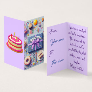 Carte spéciale anniversaire
