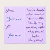 Carte spéciale anniversaire (Inside Unfolded)