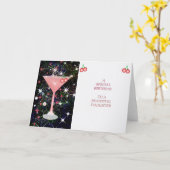 Carte spéciale d'anniversaire pour fille (Fleur jaune)