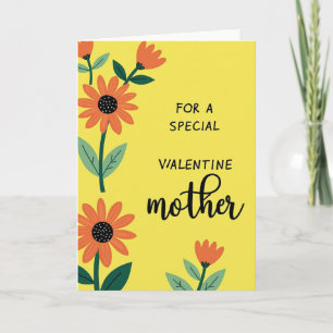 Carte spéciale de la Saint-Valentin pour maman