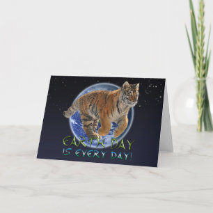 Carte spéciale de la Tigre Cub Earth Day