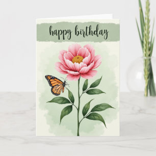 Carte spéciale fleur de fuchsia