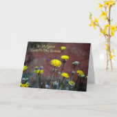 Carte spéciale friend birthday (Fleur jaune)