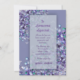 Carte spéciale Lilac Florals