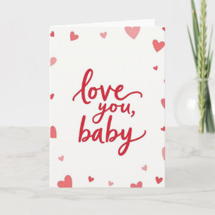 Carte spéciale Love You Baby