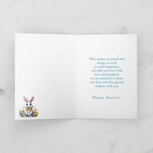 Carte spéciale Niece Easter (Intérieur)