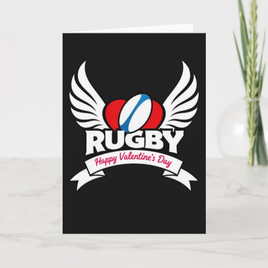 Carte spéciale Saint-Valentin de rugby (Devant)