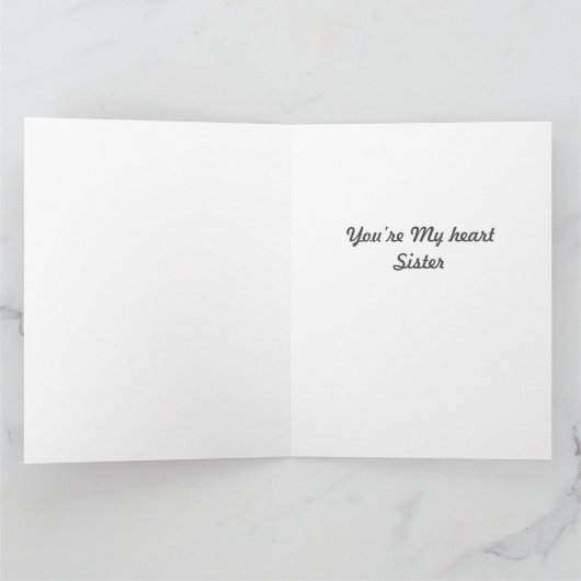 Carte Spéciale Sœurs (Intérieur)