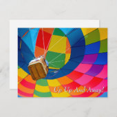 Carte Spectacle de ballon à air chaud (Devant / Derrière)