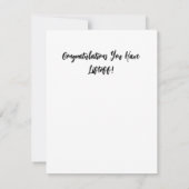 Carte Spectacle de ballon à air chaud (Dos)