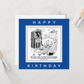 Carte Spectacle de Punch et Judy sur le dessin animé de  (Devant/Arrière en situation)