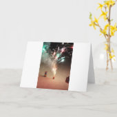 Carte Spectacle Fireworks (Fleur jaune)