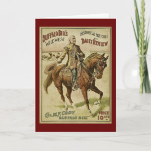 Carte Spectacles quotidiens Buffalo Bill Wild West