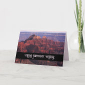 Carte Spectaculaire Grand Canyon Nature Anniversaire Sou (Devant)