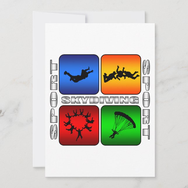Carte Spectaculaire Skydiving (Devant)