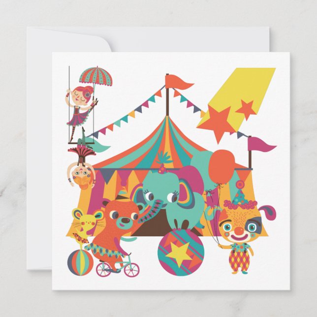 Carte Spectateurs de cirque (Devant)