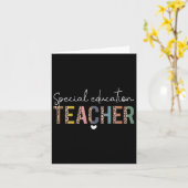 Carte Sped Ed Enseignant de l'éducation spéciale Sped Le (Fleur jaune)
