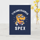 Carte Spex Tyrannosaurus (Fleur jaune)