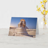 Carte Sphinx Cat Nap (Fleur jaune)