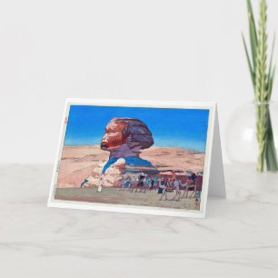 Carte Sphinx (jour), Hiroshi Yoshida