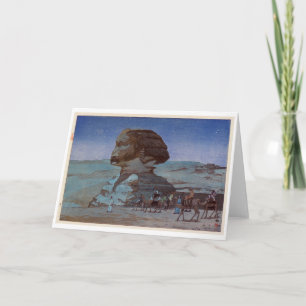 Carte Sphinx(Nuit), Hiroshi Yoshida, Découpe