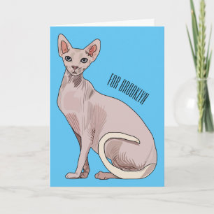 Carte Sphynx cat