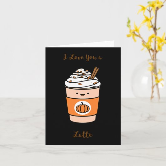 Carte Spice Latte I (Fleur jaune)