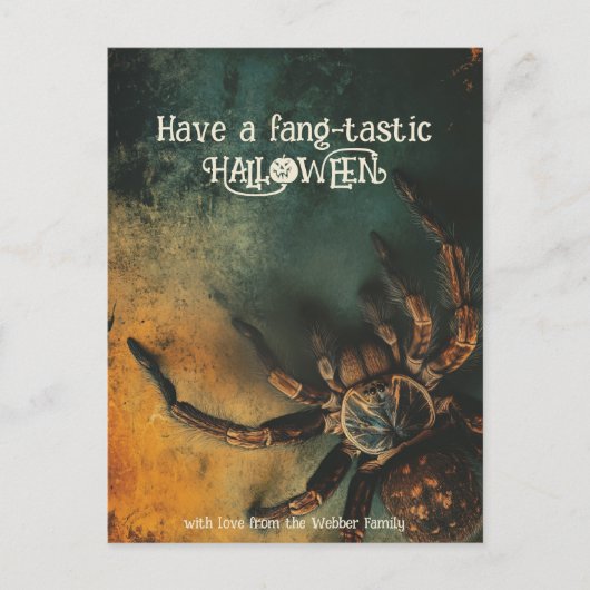 Carte 🕷️ Spider HALLOWEEN (Devant)