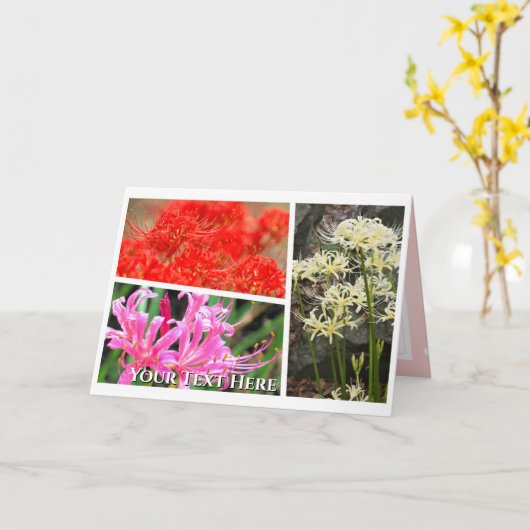 Carte Spider Lily (Fleur jaune)