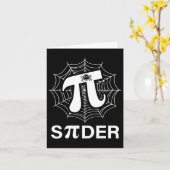 Carte Spider Pi Spider Science Math Enseignant Funny Spi (Fleur jaune)