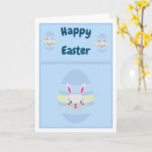 Carte Spike et ses amis lapin de Pâques ! (Fleur jaune)