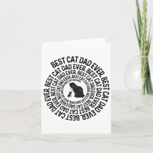 Carte Spiral Chat Daddy - Meilleur Chat Papa Papa Papa J