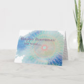 Carte Spirale d'anniversaire (Devant)