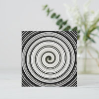 spirale noire et blanche
