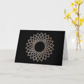 Carte Spirales (Fleur jaune)