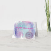 Carte Spirales d'anniversaire (Devant)