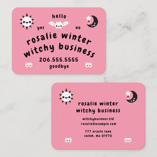 Carte Spirit (Devant / Derrière)