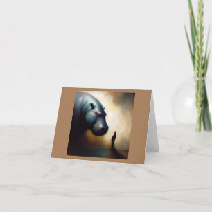 Carte Spirit Animal Hippopotamus 2