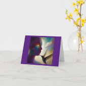 Carte Spirit Animal Hummingbird 1 (Fleur jaune)