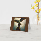 Carte Spirit Animal Osprey 1 (Fleur jaune)