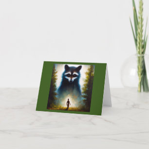 Carte Spirit Animal Raccoon 2