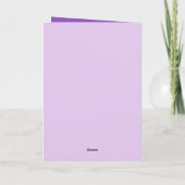 Carte spirituelle d'anniversaire (Dos)