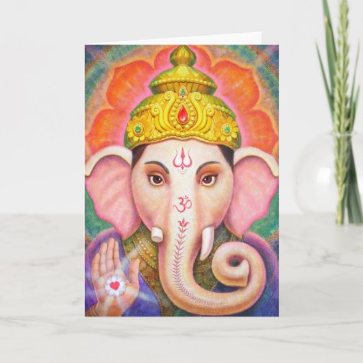 Carte spirituelle positive d'énergie de Ganesha (Devant)