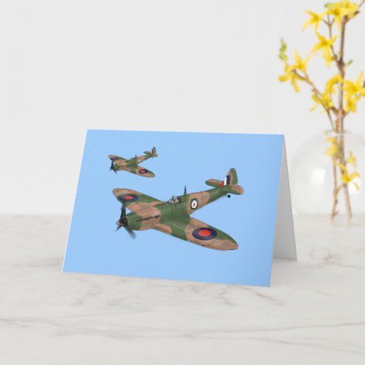 Carte Spitfire (Fleur jaune)